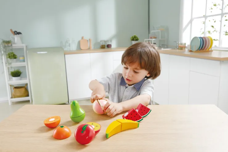 HAPE Pretend Play | Kitchen & Food>Farm Shop Fruit Playset