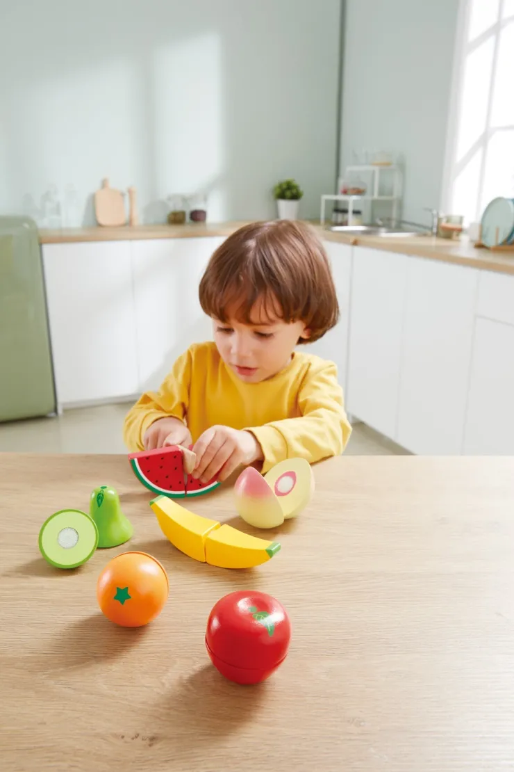 HAPE Pretend Play | Kitchen & Food>Farm Shop Fruit Playset