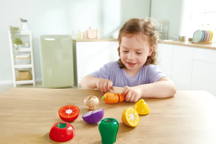 HAPE Pretend Play | Kitchen & Food>Farm Shop Vegetable Playset