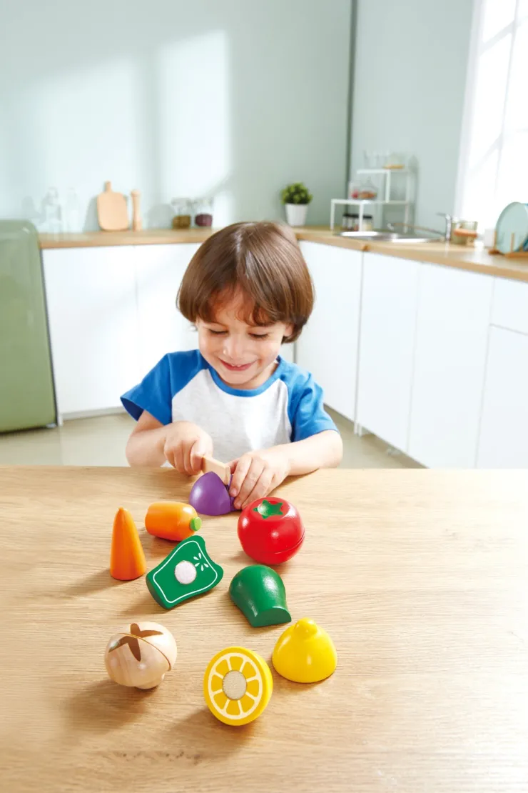 HAPE Pretend Play | Kitchen & Food>Farm Shop Vegetable Playset