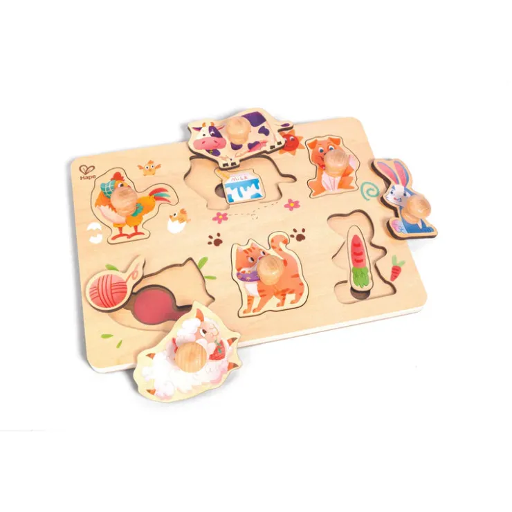 HAPE Wooden Toys | Jigsaw Puzzles>Farmyard Layer Puzzle