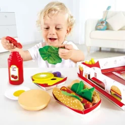 HAPE Pretend Play | Kitchen & Food>Fast Food Set