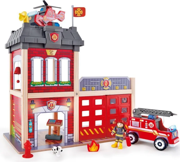 Hape Pretend Play | Wooden Toys>Fire Station