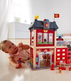 Hape Pretend Play | Wooden Toys>Fire Station