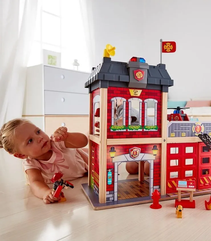 Hape Pretend Play | Wooden Toys>Fire Station