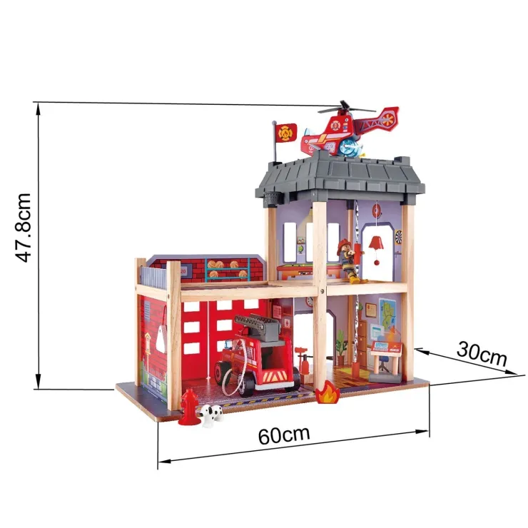 Hape Pretend Play | Wooden Toys>Fire Station
