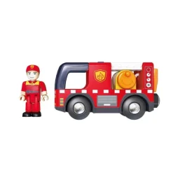 HAPE Trains & Train Sets | Transport Toys>Fire Truck with Siren