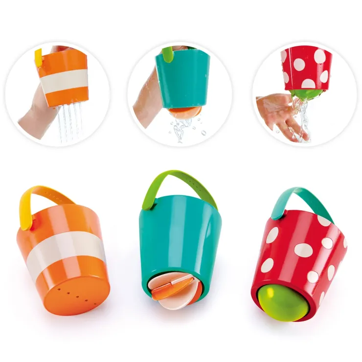 Hape Bath Toys | 2 Years+>Happy Buckets Set