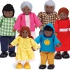 Hape Pretend Play | Wooden Toys>Happy Family - African American