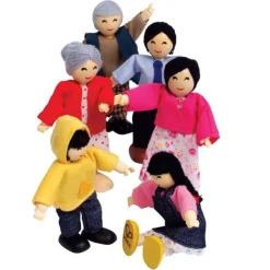 Hape Pretend Play | Wooden Toys>Happy Family - Asian