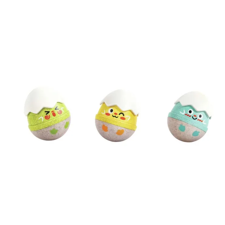 Hape Activities & Learning | Rattles & Teethers>Happy Hatching Wobble Rattles