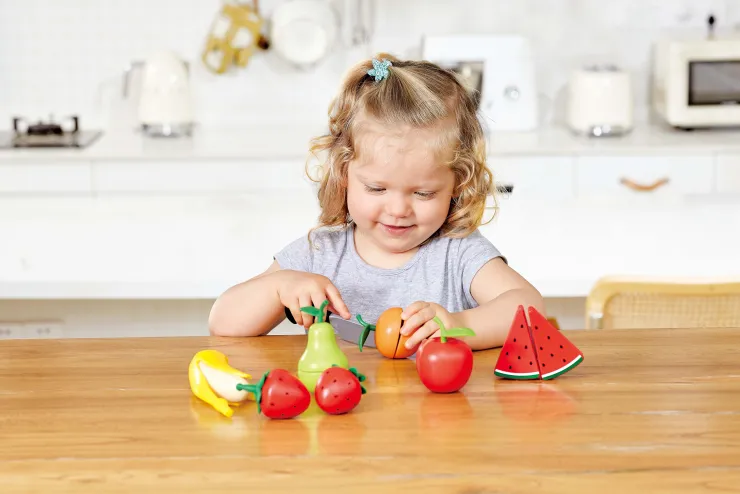 HAPE Kitchen & Food | Wooden Toys>Healthy Fruit Playset