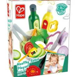HAPE Kitchen & Food | Wooden Toys>Healthy Salad Playset