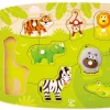 Hape Wooden Toys | Early Development Toys>Jungle Peg Puzzle