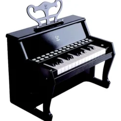 HAPE Wooden Toys | Musical Toys>Learn with Lights Piano Black