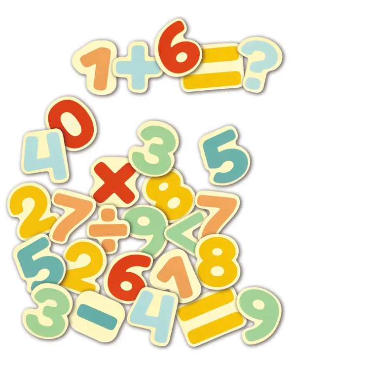 HAPE Wooden Toys | Early Development Toys>Magnetic Numbers 54pc