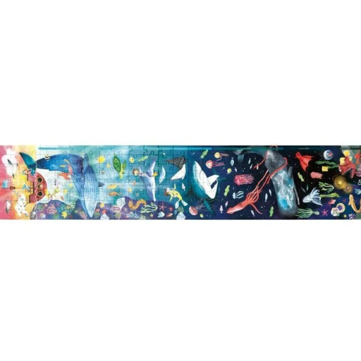 HAPE Jigsaw Puzzles | 6 Years+>Ocean Life Glow in the Dark Puzzle 200pc