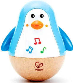 Hape Wooden Toys | Musical Toys>Penguin Musical Wobbler