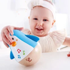Hape Wooden Toys | Musical Toys>Penguin Musical Wobbler