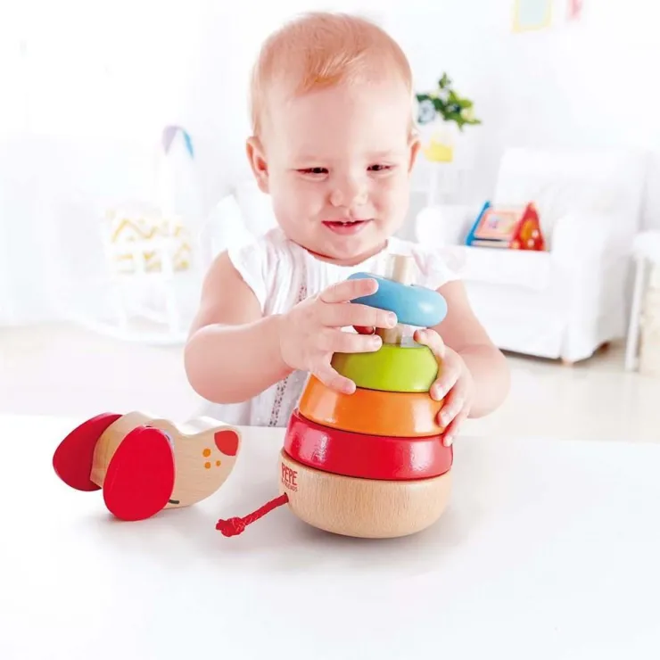Hape Wooden Toys | 12 Months+>Pepe Sound Stacker