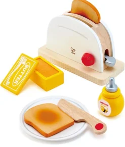Hape Pretend Play | Kitchen & Food>Pop-up Toaster Set