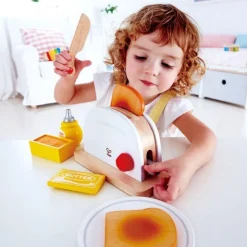 Hape Pretend Play | Kitchen & Food>Pop-up Toaster Set