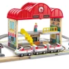 HAPE Wooden Toys | Trains & Train Sets>Portable Train Station Set