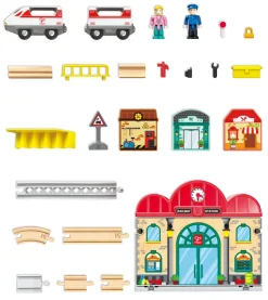 HAPE Wooden Toys | Trains & Train Sets><noscript><img width=
