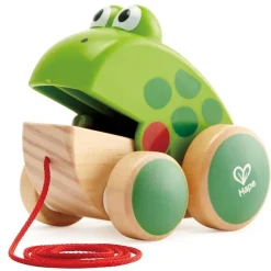 Hape Wooden Toys | Push & Pull Toys>Pull along Frog