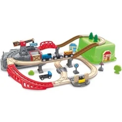 HAPE Wooden Toys | Trains & Train Sets>Railway Bucket Builder Set