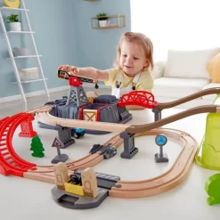 HAPE Wooden Toys | Trains & Train Sets>Railway Bucket Builder Set