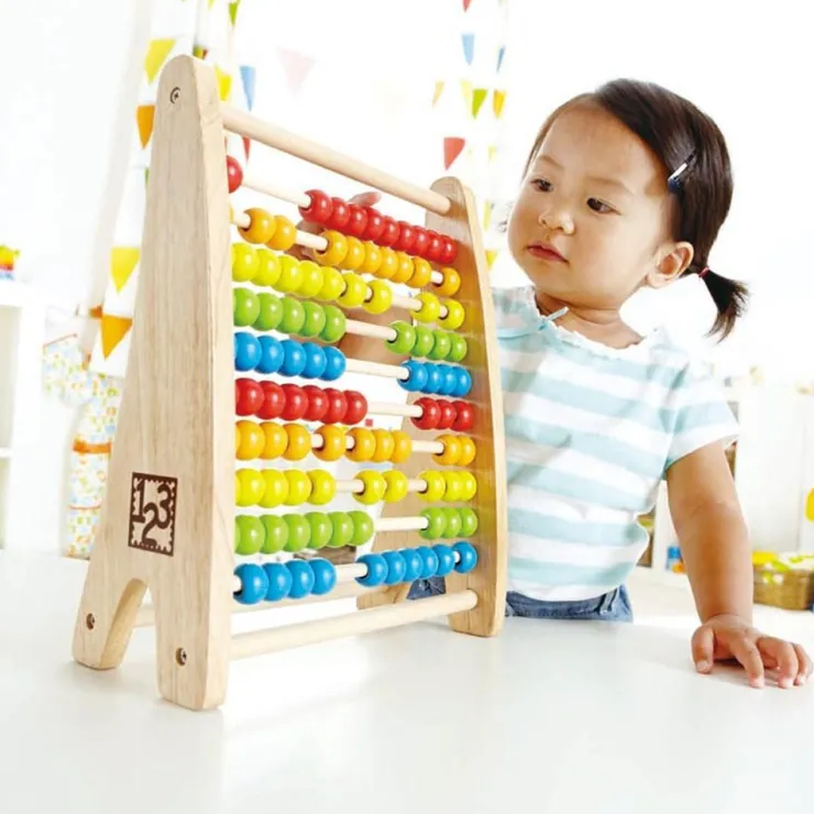 Hape Wooden Toys | Early Development Toys>Rainbow Bead Abacus