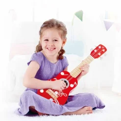 HAPE Wooden Toys | Musical Toys>Red Ukulele