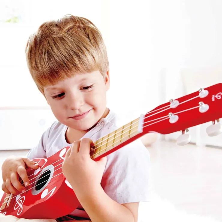 HAPE Wooden Toys | Musical Toys>Red Ukulele