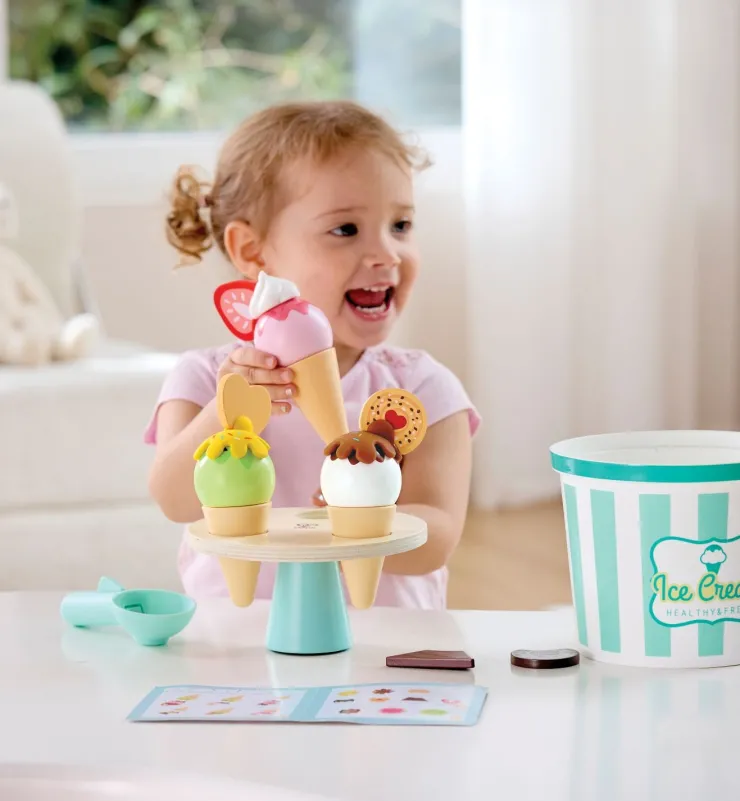 HAPE Pretend Play | Kitchen & Food>Scoop & Serve Ice Cream Set