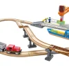 Hape Wooden Toys | Trains & Train Sets>Sea & Rail Cargo Transportation Set