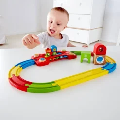 Hape Wooden Toys | Trains & Train Sets>* Sensory Railway