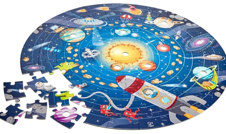 Hape Early Development Toys | Jigsaw Puzzles>Solar System Puzzle