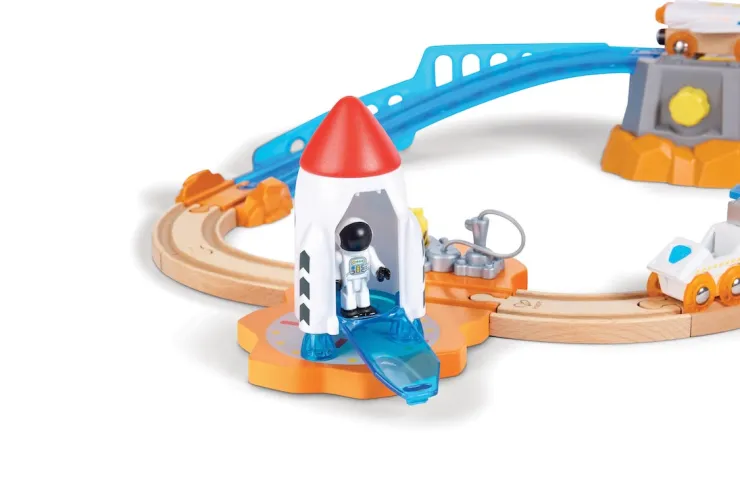 Hape Wooden Toys | Trains & Train Sets>Space Adventure Play Set