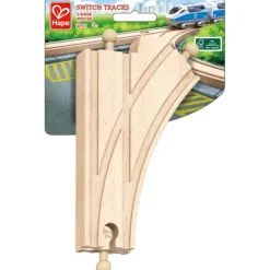 HAPE Wooden Toys | Trains & Train Sets>Track Switch Track (2pc)
