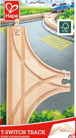 HAPE Wooden Toys | Trains & Train Sets>Track T-Switch Track