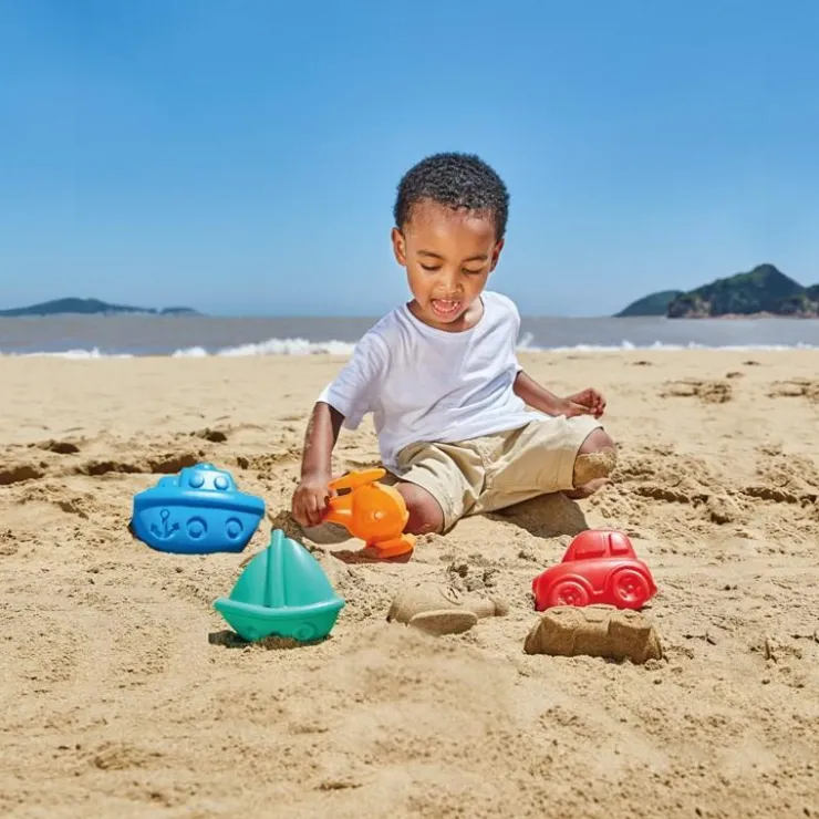 Hape Beach Toys | Sand Toys>Travel Sand Mold Set