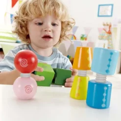 Hape Wooden Toys | Building Blocks>Twist and Turnables