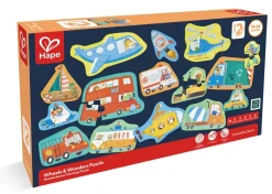 HAPE Jigsaw Puzzles | 2 Years+>* Wheels & Wonder Puzzle