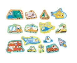 HAPE Jigsaw Puzzles | 2 Years+>* Wheels & Wonder Puzzle