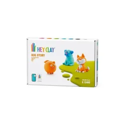 Hey Clay Art Supplies | Make & Create>6 pack - Dog Story (Spitz, Shiba Inu, Pug)
