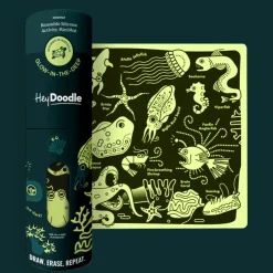 Hey Doodle Activities & Learning | Drawing, Colouring & Painting>* Glow-in-the-deep Colouring & Doodle Mat (Mini)