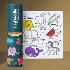 Hey Doodle Activities & Learning | Drawing, Colouring & Painting>Silicone Playmat - Into The Wild (Mini)