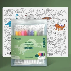 Hey Doodle Activities & Learning | Drawing, Colouring & Painting>Silicone Playmat - Dino Roar (Large)