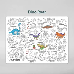 Hey Doodle Activities & Learning | Drawing, Colouring & Painting>Silicone Playmat - Dino Roar (Large)